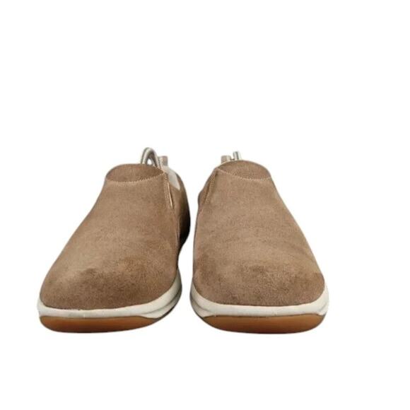 Lands End Shoes Womens 8 Slip On Casual Sneaker Suede Leather Brown Comfort Walk - Picture 2 of 13